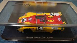 1/43 SPARK 1971年ルマン24時間レース ポルシェ908/02 #60 H・ウェイゲル、C・ハルディ