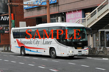 Dー３C【バス写真】L版４枚　長崎自動車　ガーラ　観光ルートバス_画像4