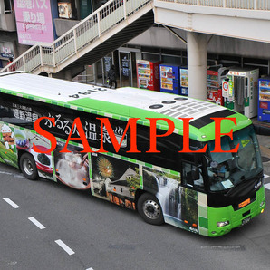 Dー３C【バス写真】L版４枚 九州急行バス ガーラ ラッピング車 九州号の画像3