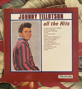 JOHNNY TILLOTSON LP ALL TIME HITS オールディーズ ジョニーティロットソン