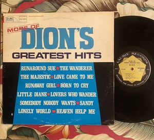 Dion 1964 US Original Laurie SLS-2022 LP More Of Dion's Greatest Hits Doo Wop ロカビリー