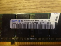 SAMSUNG Memory ノート用 DDR2 4GB 1枚 ////1_画像3