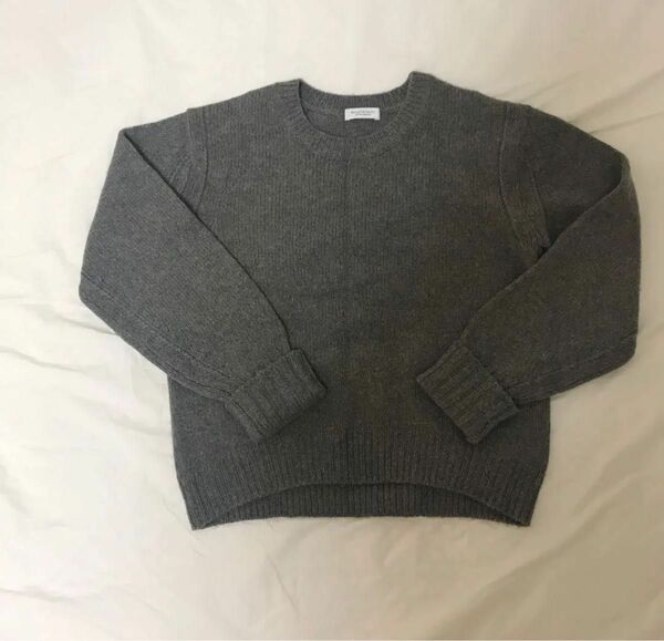 【値下】グレーウールニットセーター