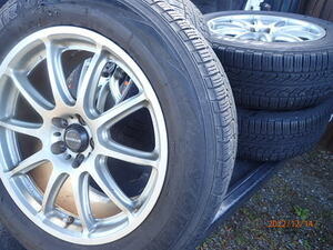 軽量 プロドライブ GC-010E 17x7.5J PCD100 +48 ジオランダー G95 225/60R17 2010年製 4本 フォレスター XV アウトバック