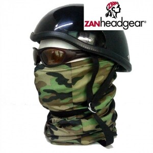 [ZANheadgear] MotleyTube winter protection against cold lining fleece face & neck warmer camouflage camouflage Biker multifunction mask mackerel ge- snowboard 