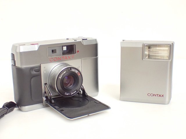 コンビニ受取対応商品 Contax T14 T初代 + + T初代 純正ストロボ T14