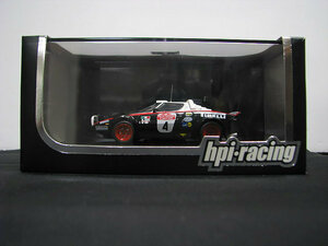 39. not yet exhibition hpi*racing 1/43 Lancia Stratos HF #4 1978 sun remo