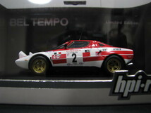 42. 未展示　 hpi・racing 1/43　 ランチア　ストラトス　HF　#2　1974　　ツールドコルス_画像6