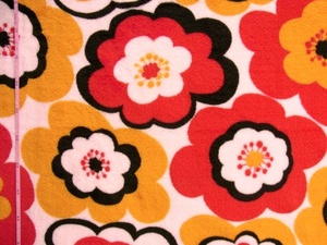 * super soft both sides nappy boa! flower ( yellow ) 150×48*[NE0649-C]