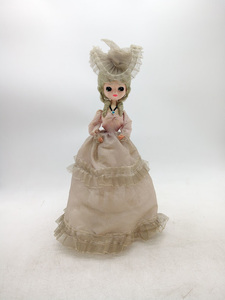 ◇ドール/ フランス風人形 ドレス 女の子 玩具 置物 インテリア雑貨 アンティーク 昭和レトロ 古雑貨 
