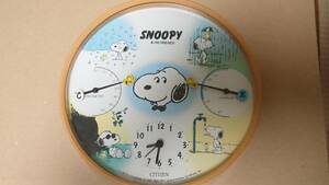 スヌーピー シチズン 時計 温度計 湿度計 レア snoopy CITIZEN