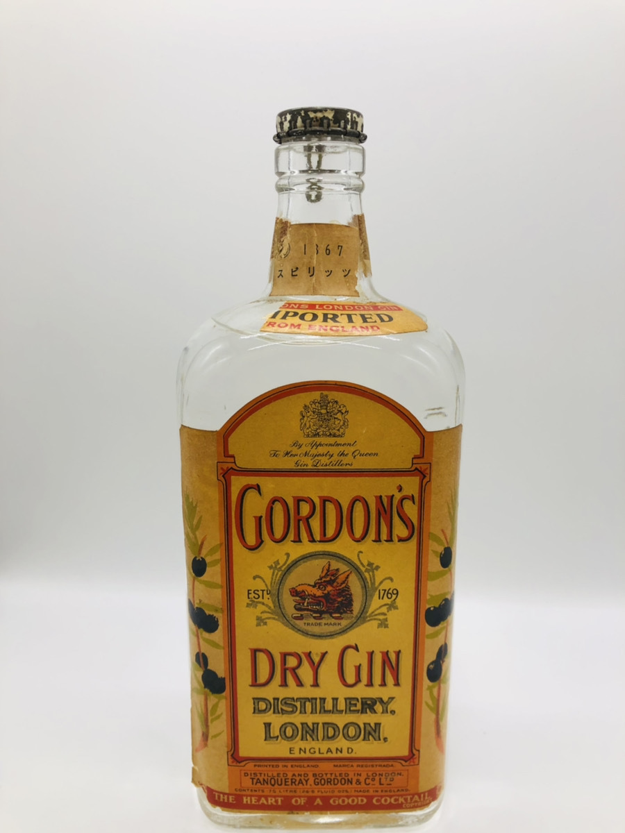 GORDON´S DRY JIN ティンキャップ 古酒