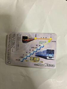 スルッとkansai京阪電鉄8000系旧塗装京津線旧塗装ct導入記念使用済み