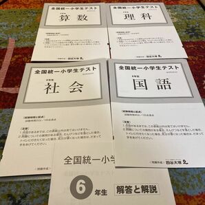 全国統一小学生テスト　2019.06.02実施　6年