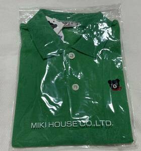 * double B* polo-shirt with short sleeves *130* new goods * Miki House *B kun 