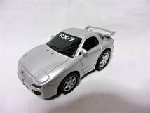 ２００１年製★マツダサバンナRX-７シルバー★プルバック カー／ミニカー／チョロQ_画像1