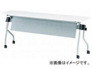 TOKIO 天板跳上式並行スタックテーブル（パネル付） NTA-N1860P-W(7534582)