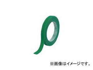 トラスコ中山 マジックバンド結束テープ 両面 幅20mm×長さ30m 緑 MKT-20W-GN(7542224)