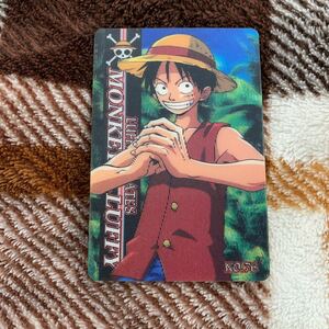 ONE PIECE ワンピース 新海賊王グミ グミカ プラスチックカード★No.76 モンキー・D・ルフィ