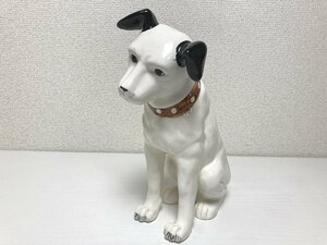 送料込み ■ ニッパー Victor ビクター犬 陶器 高さ 24.5cm ディスプレイ オブジェ 置物 インテリア 昭和レトロ ヴィンテージ アンティーク