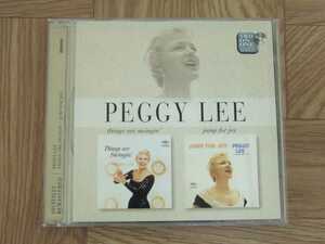 【2ON1CD】ペギー・リー PEGGY LEE / 「Things are swingin'」 +「jump for joy」 [Made in England]