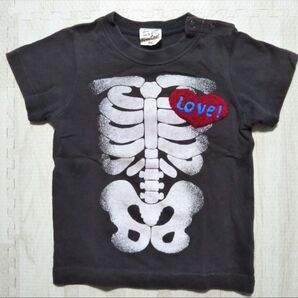 ★Kan Can!★95センチ★グレー★Tシャツ★夏服★子供服★ 半袖Tシャツ