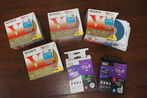 新古品☆ＳＯＮＹ☆ビデオ用ＤＶＤ－ＲＷ☆１２０分☆１－２倍速☆７０枚☆レンズクリーナー２枚☆２０５Ｓ４－Ｆ１０１８３