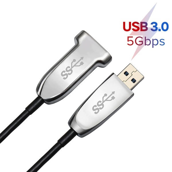 usb3.0 光ファイバー延長ケーブル　１０ｍ