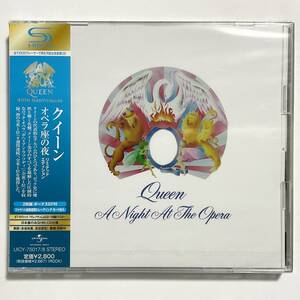 未開封CD　QUEEN　オペラ座の夜　限定盤/2SHM-CD　　　M017