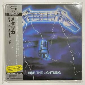 未開封　紙ジャケットCD　METALLICA　ライド・ザ・ライトニング　　SHM-CD　UICY-94663 