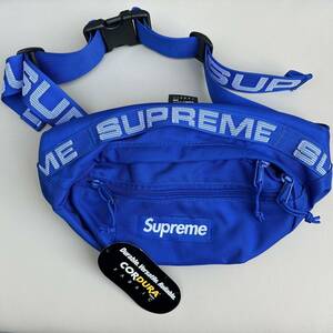 新品 SUPREME シュプリーム Waist Bag ROYAL ウエストバッグ ポーチ ブルー タグ付き