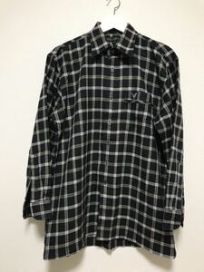 ●LYLE & SCOTT チェック柄シャツ　黒系　Ｌサイズ●