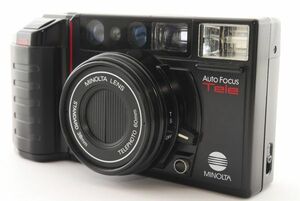 ミノルタ Minolta AF-Tele Quartz Date QD Black 35mm Film Camera 清掃済 1106467