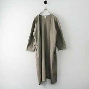 美品 定価2.8万 2020AW L'Appartement アパルトモン GOOD GRIEF! Knit Cardigan F/べージュ ロング カーディガン-.【2400013101912】