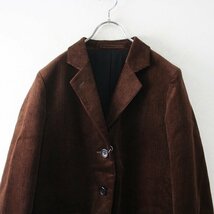 未使用 2022AW 今季 MARGARET HOWELL マーガレットハウエル 8 WALE COTTON CORDUROY コーデュロイジャケット 1【2400013118828】_画像3