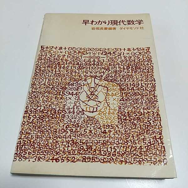 早わかり現代数学 岩堀長慶 ダイヤモンド社 昭和40年初版 中古 古書 01001F011