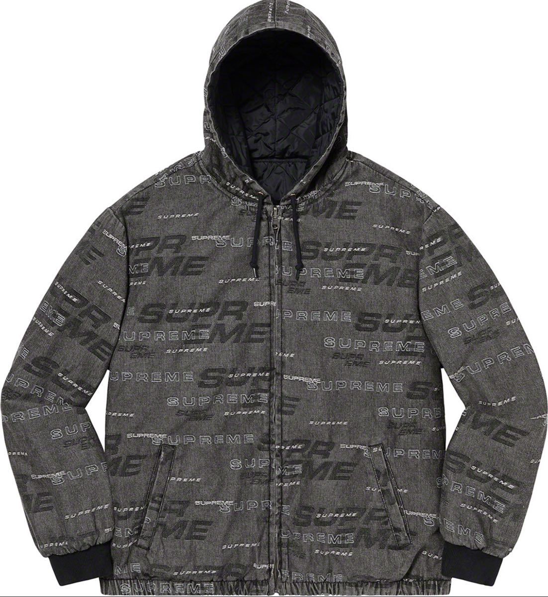 18aw Supreme Reversible Logo Fleece Jacket シュプリーム