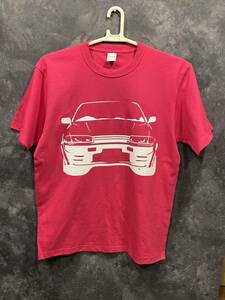 オリジナルシャツ　GTR 半袖Tシャツ ピンク　XL