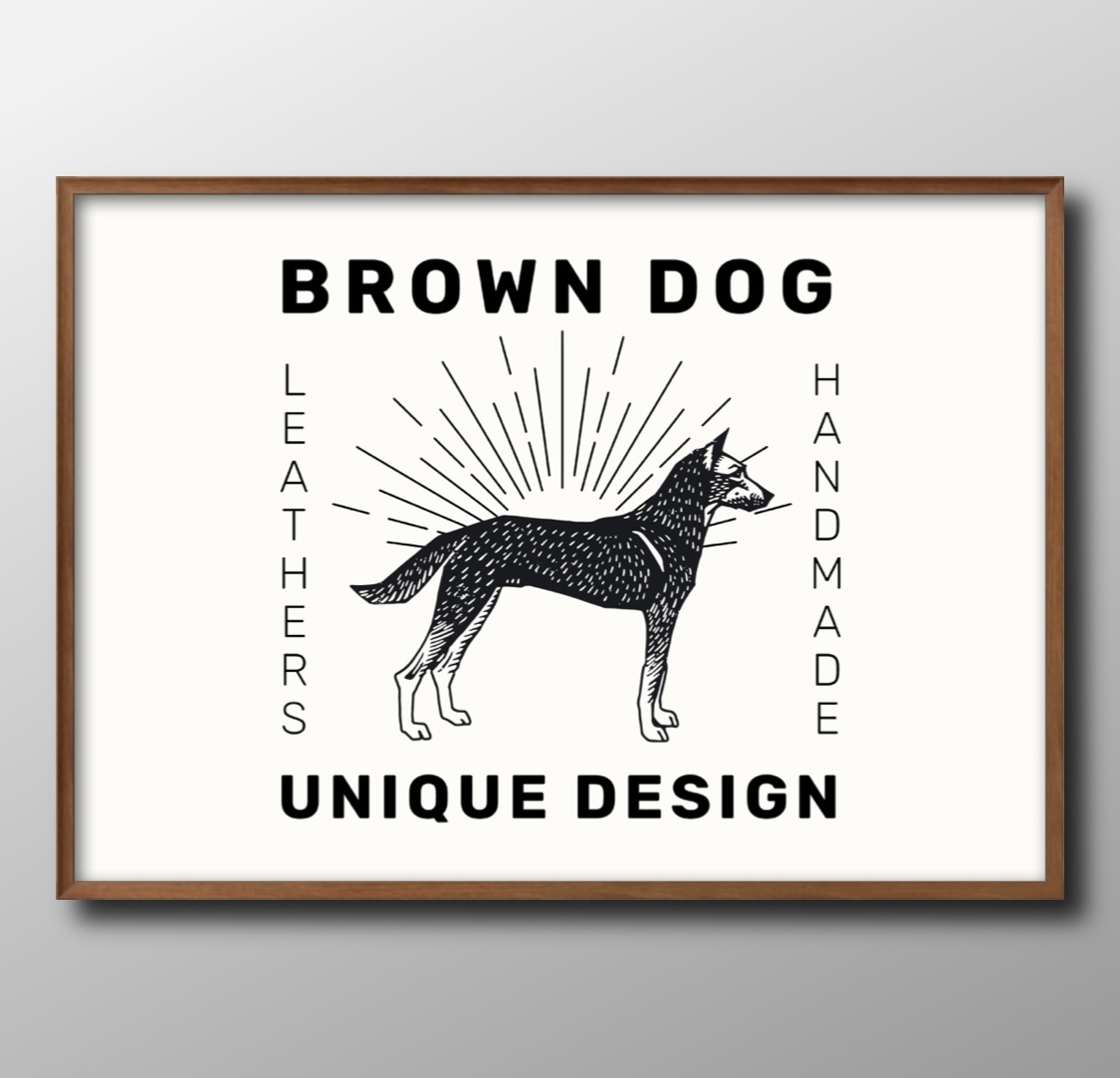 11852■Free shipping!!A3 poster Design Dog DOG Scandinavia/Korea/Painting/Illustration/Matt, residence, interior, others