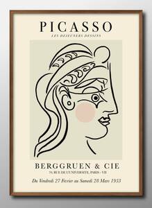 Art hand Auction 11804′Livraison gratuite!!Affiche A3 Pablo Picasso Scandinavie/Corée/Peinture/Illustration/Mat, résidence, intérieur, autres