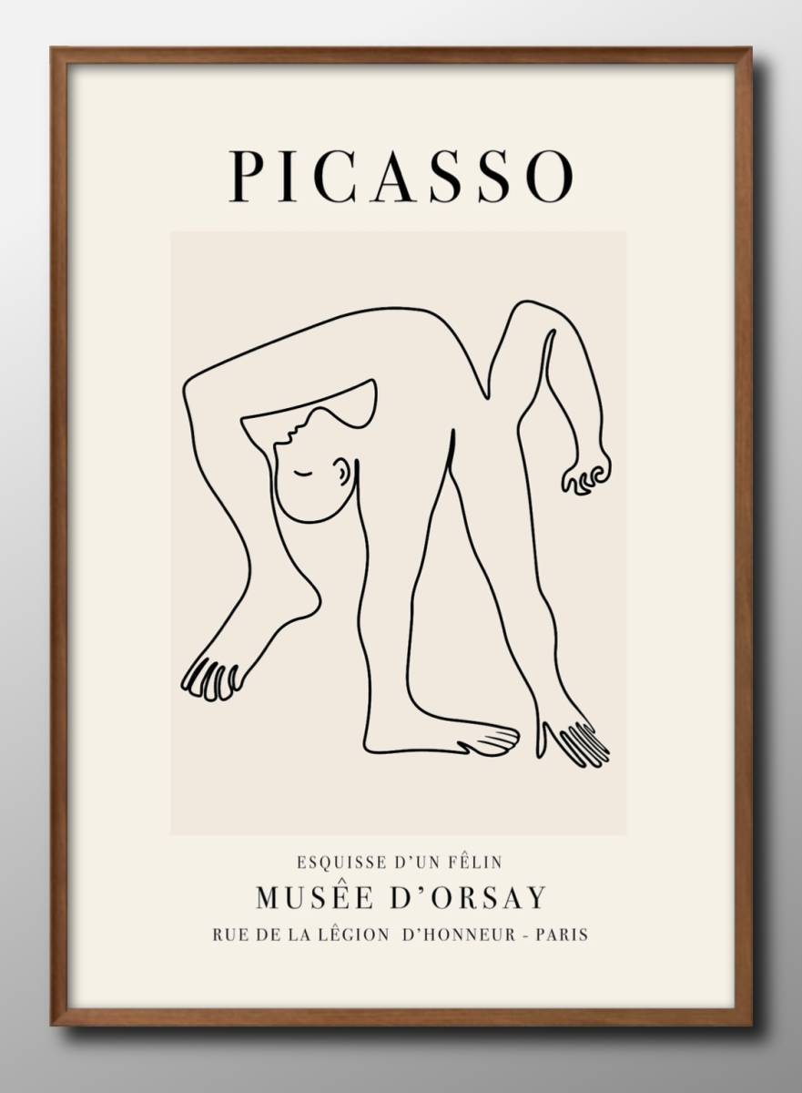 11839 ■ ¡¡Envío gratis!! Póster A3 Pablo Picasso Nórdico/Coreano/pintura/ilustración/mate, Alojamiento, interior, otros