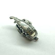 B70【2003】SV925 シルバー925 ジルコニア 魚モチーフ チャーム ペンダント アクセサリー ネックレストップ silver【566102000001】_画像4