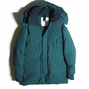 J9142h24　■SHU ショウ■　WARM JACKET フーデッド 中綿ジャケット グリーン L / メンズ フード付き デュポン社製ファブリック 秋冬