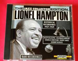 LIONEL HAMPTON / THE JAZZCOLLECTOR EDITION HISTORICAL RECORDINGS 1937-1939