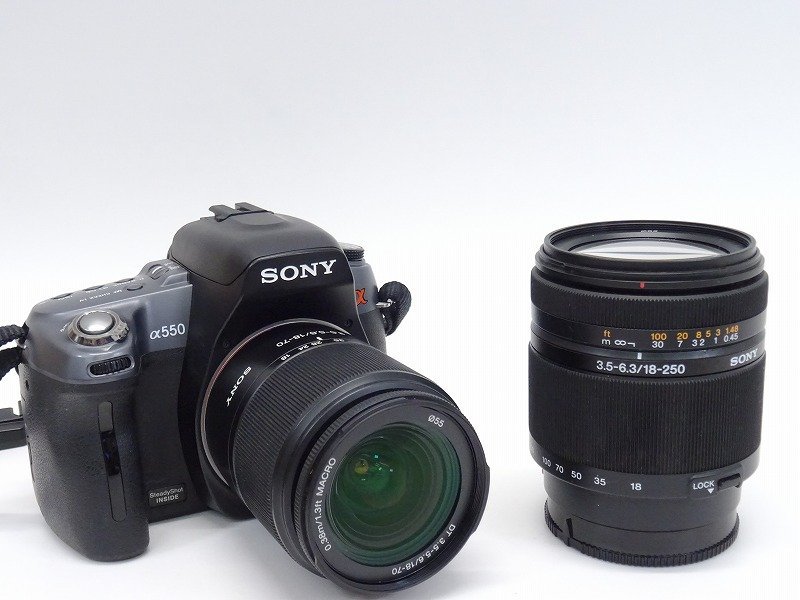 SONY α550 DSLR−A550 ズームレンズキット - 通販 - hanackenovinky.cz