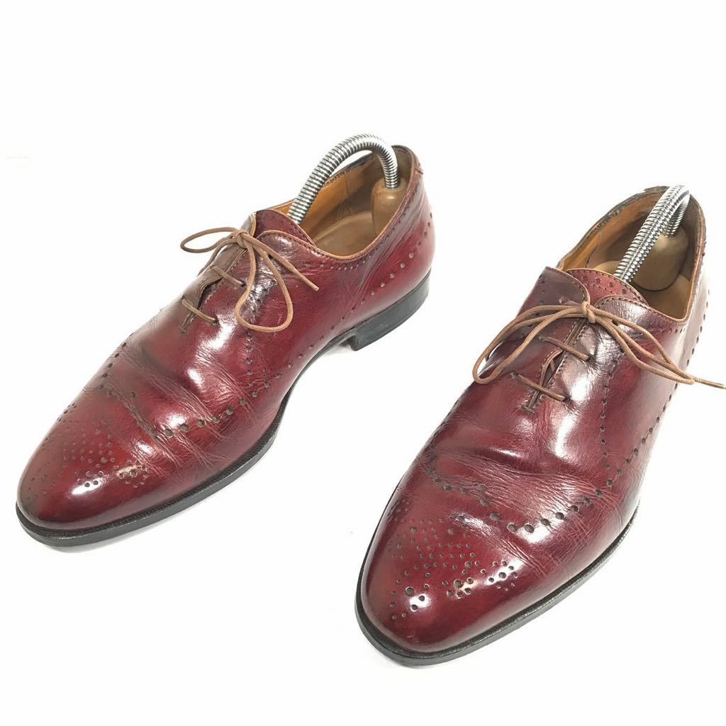 Berluti ベルルッティ 靴ベラ レザー ブラウン シルバー金具 F0197