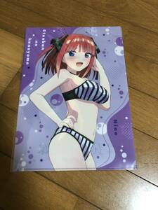 クリアファイル　五等分の花嫁　二乃　ムビチケ　前売り券　水着　前売券　購入特典　