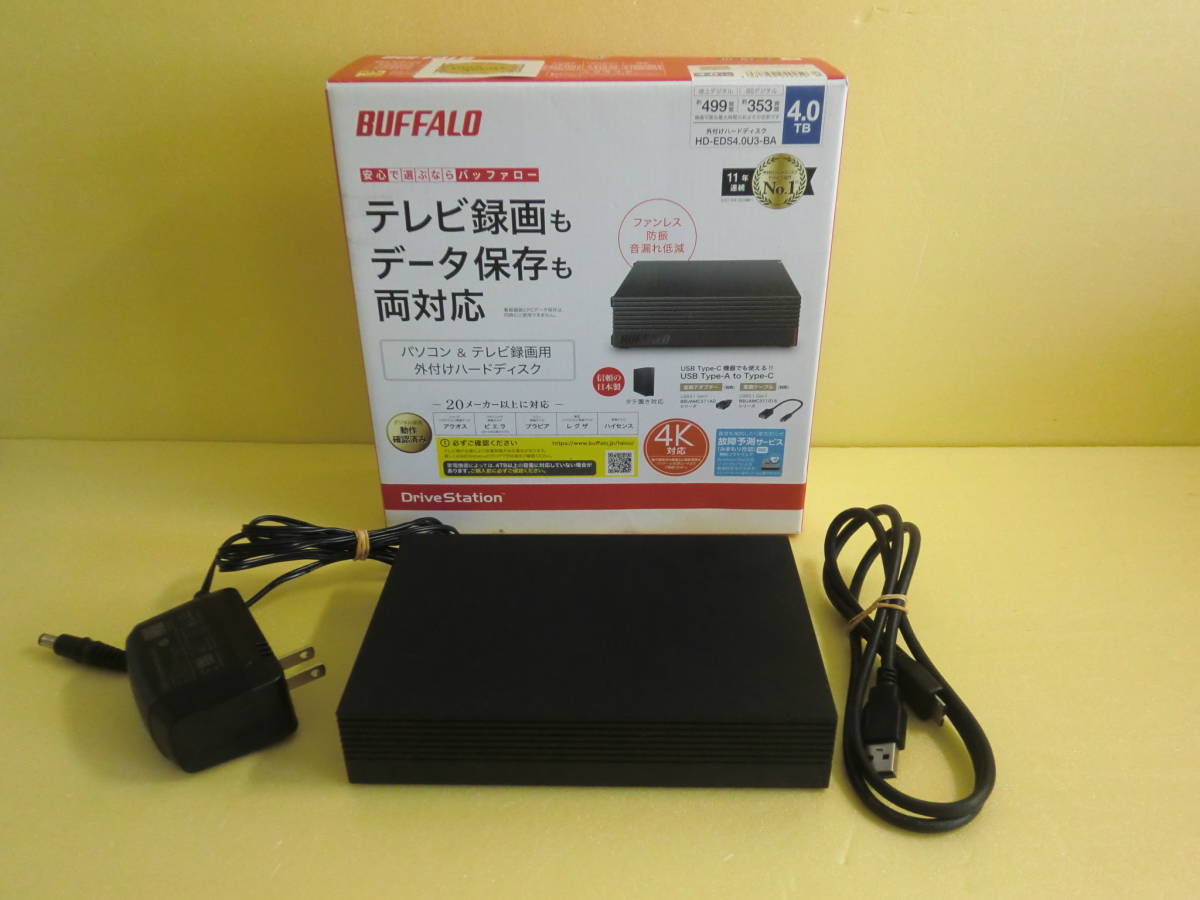 バッファロー/BUFFALO 外付けハードディスク HDD HD-EDS4.0U3-BA 