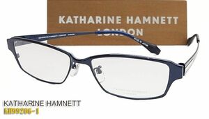 KATHARINE・HAMNETT キャサリンハムネット メガネ フレーム KH9206-1 正規品 日本製 チタン 板バネ 眼鏡