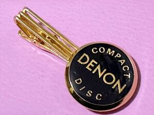 ☆☆ 企業グッズ　非売品　DENON COMPACT DISK ネクタイピン　デノン　コンパクト　ディスクプレーヤー　タイピン　コレクション